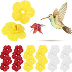 outdoor plastic bird feeder replacement flowers: hummingbird feeder ports