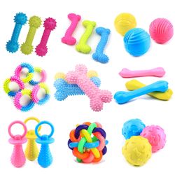 15 fun and safe rubber toys: interactive dog toy for puppies and cats