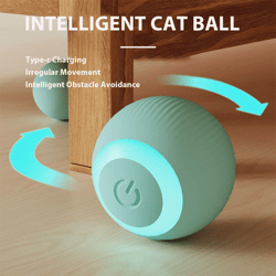 interactive pet ball toys: smart training accessories for cats & dogs - small to large sizes