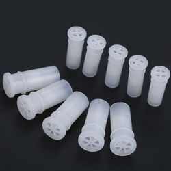 100pcs white plastic squeaker inserts for toy repair - dog & cat squeakers for pet and baby shoes