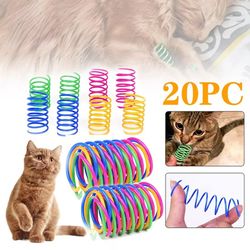 colorful coil springs: interactive cat toy | pet products