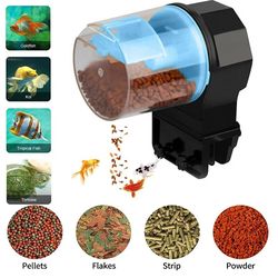 intelligent timing fish tank feeder for large aquariums