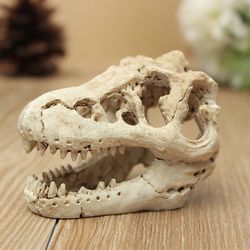 resin crocodile skull: aquarium/terrarium decoration for fish tank