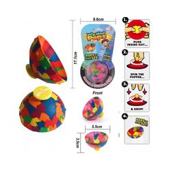 fun interactive pet toys: hip hop jump bouncing ball, indoor/outdoor dog fun