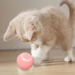 electric smart cat ball: interactive toy for indoor cats | automatic rolling ball