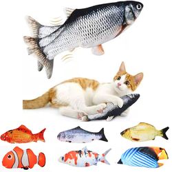 Interactive Electric Floppy Fish Cat Toy USB Charger: Realistic Pet Chew & Bite Toy