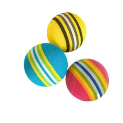 colorful foam pet toy balls: funny rolling mouse for cats & puppies - free shipping!