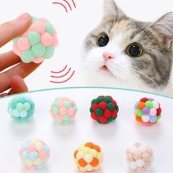 interactive cat toy set: balls, mice, plush teasers | colorful pet supplies