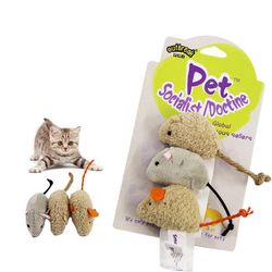 interactive bite-resistant cat mice toys: plush, cute, and durable | pet supplies