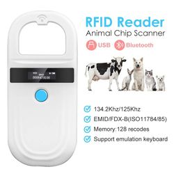 Reader for Animal Identification: Pet Cat Dog Microchip Scanner