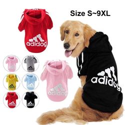 warm adidog sport hoodies: winter clothing for dogs of all sizes - puppy outfits for small, medium, large breeds & cats