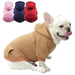 cheap winter dog hoodie: warm clothes for small & medium breeds - french bulldog, chihuahua, yorkie & more | puppy cat j