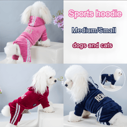 stylish pet dog clothes: hoodies, sweatshirts, jumpsuits & more for chihuahuas, bulldogs, and other four-legged friends