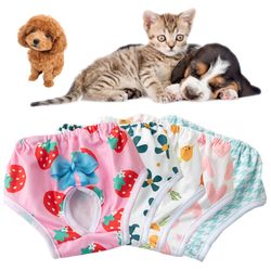 pet dog diapers: comfortable and elastic physiological pants for female dogs