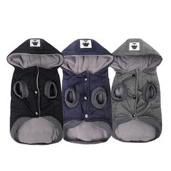 Winter Pet Clothes: Hooded Jackets for Dogs & Cats - Warm Cotton Coat for Chihuahua, Yorkie - Sizes S-XXL