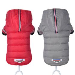 winter chihuahua clothing: small dog waterproof jacket & coat in red