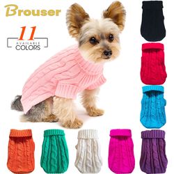 soft wool pet sweaters: cozy winter clothes for small dogs & cats - chihuahua, puppy & kitten apparel