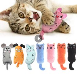 catnip plush pillow: durable bite-resistant molar toy for cats - teasing, relaxation, and dental care - pet accessories