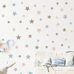 cartoon star wall stickers: bedroom & nursery decoration