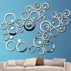 self-adhesive acrylic decals for office, living room, bedroom decor