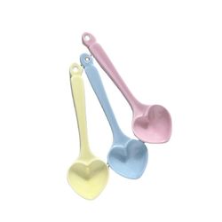 romantic ins macaroon love spoon | heart coffee spoon – cute ceramic mixing spoon in pink dessert design | girl tablewar