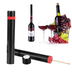 wine bottle opener: corkscrew, air pressure pump, jar cork remover | bar tool essentials