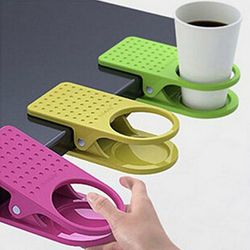 table side cup holder: kitchen table organization and storage solution - 1pc