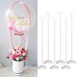 6pcs balloon stand base: diy balloon holder for wedding & party decoration