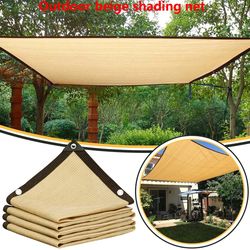 premium hdpe sunshade net for outdoor gardens, terraces, camping: uv protection & durability