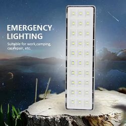 30led rechargeable emergency lamp: dimmable, portable camping lantern for outdoor night repair, power outage - 2 modes