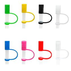 silicone straw sealing tool: splash-proof cap for glass cups