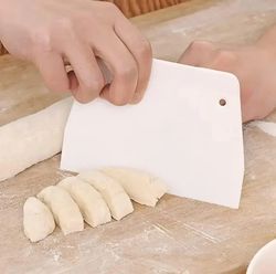 dough cutter bowl scraper: multipurpose tool for baking & pastry