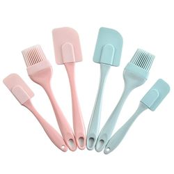 kitchen baking tool silicone spatula for cream, bread, cake, butter, oil brush, mixer