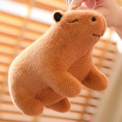 20-36cm fluffy capybara plush doll: kawaii stuffed toy for kids | simulation animals juguetes - birthday gift & home dec