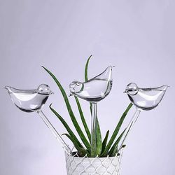 self watering bird-shaped aqua bulbs for plants: automatic flower watering device