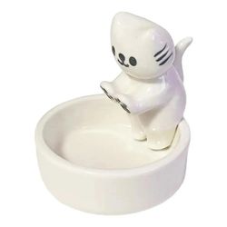 cute kitten candle holder: grilled cat aromatherapy decor & gift