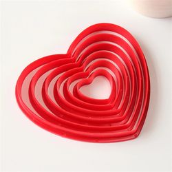 sweet love cake pastry diy mould - stainless steel cookie cutter set