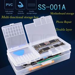 sunshine ss-001a: multi-functional mobile phone repair storage box for ic parts & smartphone opening tools collection