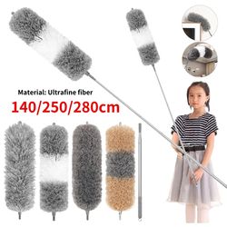 lightweight retractable cleaning duster - 140/250/280cm gap dust brush for household cleaning