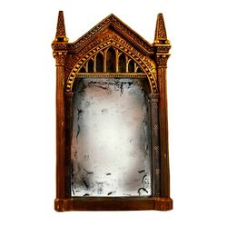 mirror of erised standing bookshelf decor - wizarding & witchy items for fantasy gift | magical objects & wizard home de