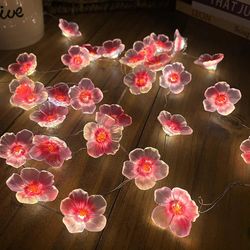 3m Cherry Blossom Fairy String Lights: Outdoor Decor