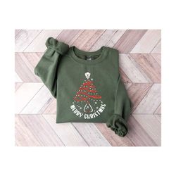 nurse christmas sweatshirt, stethoscope tree, doctor christmas sweater, nurse christmas gift, merry christmas nurse swea