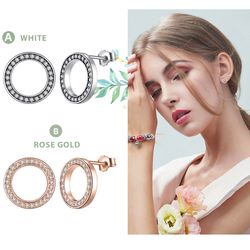 Shining Flower 925 Sterling Silver Stud Earrings 1 - Boutique Cartilage Piercing & Boho Jewelry Gift for Women