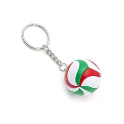 pvc volleyball model keychain ornaments business letter toy creative key pendants keyring sports ball keychain