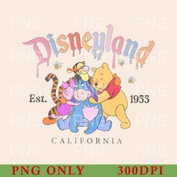 pooh disneyland est 1926 california png, winnie the pooh png, disneyland trip png, pooh and friends png, winnie the pooh