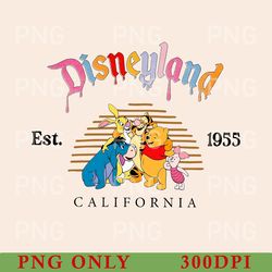 vintage pooh disneyland est 1926 california png, winnie the pooh png, disneyland trip, pooh and friends, winnie the pooh
