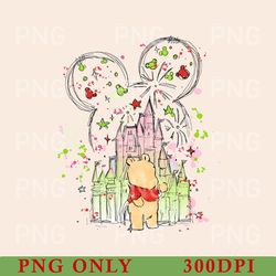 disney castle winnie the pooh png, winnie the pooh png, the pooh png, winnie pooh family, the pooh friends png 300dpi