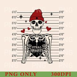 i steal hearts png, skeleton valentine's day png, sarcastic valentine's day png, funny xoxo png, funny skeleton png