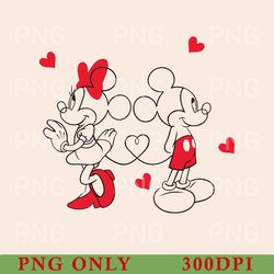 disney valentines day png, minnie mickey love png, disney love png, matching valentines png, valentines png