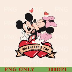 vintage mickey and minnie png, disney valentines day png, disney valentine's day png, mickey minnie valentines day png